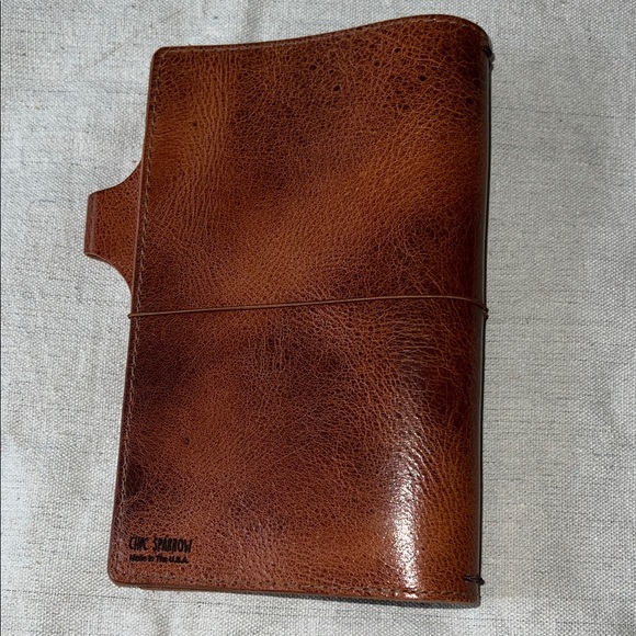 Chic Sparrow Deluxe Maverick Golden Brown Wide Planner Never Used 2019 - Picture 2 of 11